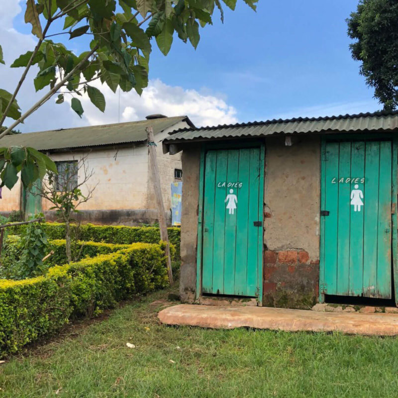 Photo taken by Kelsey McWilliams of a toilet in Nandi Hills, Kenya